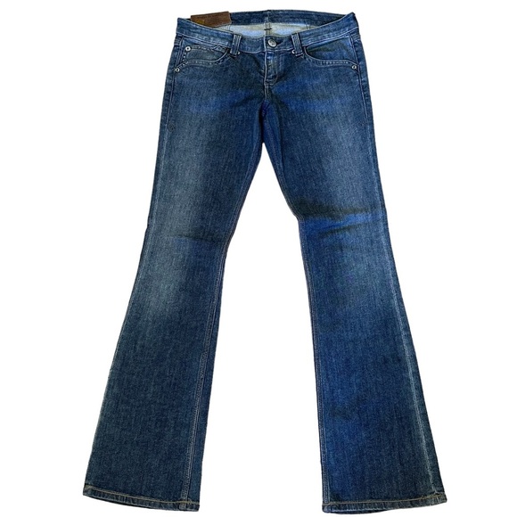 House of Dereon Women’s Y2K Vintage Wide Leg Jeans Blue Size 30/30 - Picture 10 of 12